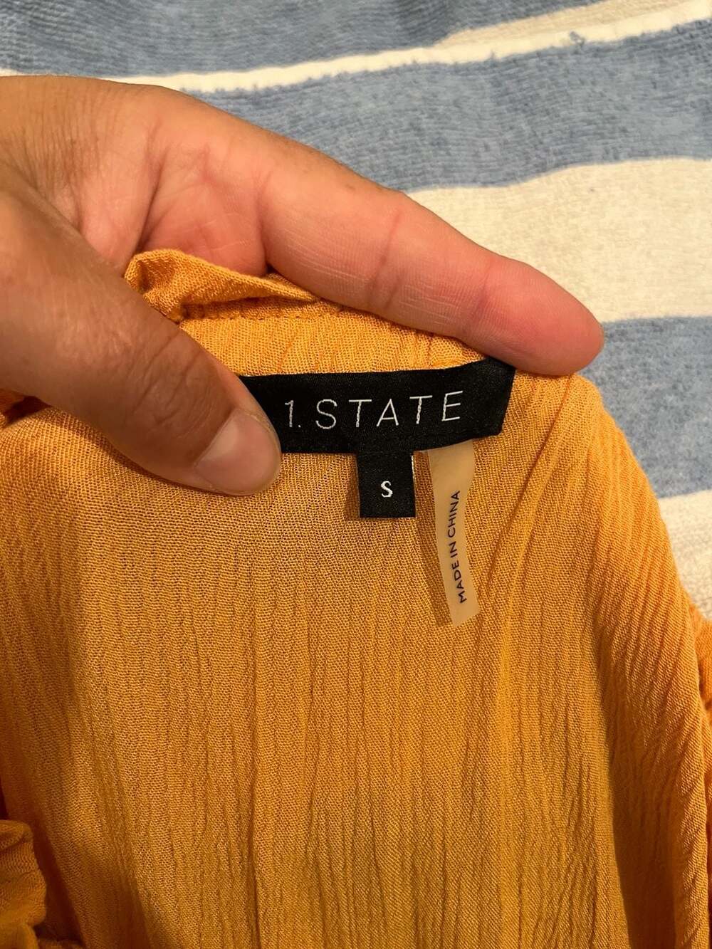 1. STATE Desert Oasis Orange Canyon High-Low Wrap Maxi Skirt - Picture 8 of 8